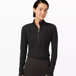 Lululemon Black 3/4 zipped sweater